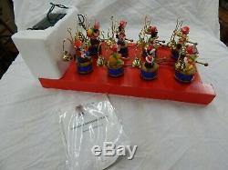 Vintage new old stock Mickeys Marching Band 1992 by Mr Christmas decoration