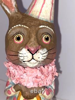 Vntg Debra Schoch Hop Hop Jingle Boo Easter Bunny Rabbit Bethany Lowe Designs