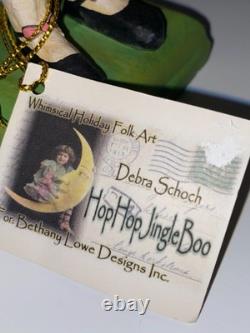 Vntg Debra Schoch Hop Hop Jingle Boo Easter Bunny Rabbit Bethany Lowe Designs