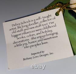 Vntg Debra Schoch Hop Hop Jingle Boo Easter Bunny Rabbit Bethany Lowe Designs