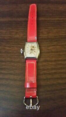 Vtg 1947 Ingraham Rudolph The Red Nosed Reindeer Child's Watch Not Working Wards