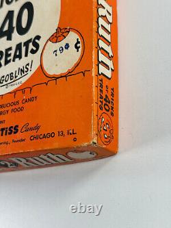 Vtg 1955 CURTISS Baby Ruth Halloween Candy Bar Box RARE lovely L@@K