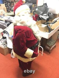 Vtg 1964 Mechanical Santa Clause Gimbels Store Display Harold Gale Christmas dec