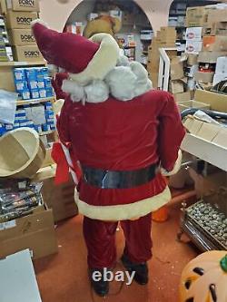 Vtg 1964 Mechanical Santa Clause Gimbels Store Display Harold Gale Christmas dec