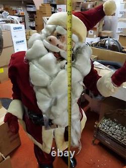 Vtg 1964 Mechanical Santa Clause Gimbels Store Display Harold Gale Christmas dec