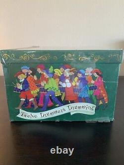 Vtg 1990s 12 Days Of Christmas Nesting Boxes Barrington Studios Judy Hand