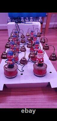 Vtg 1991 Mr. Christmas Holiday SANTA'S MARCHING BAND 16 Musical Bells 35 Songs