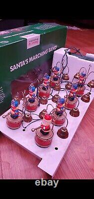 Vtg 1991 Mr. Christmas Holiday SANTA'S MARCHING BAND 16 Musical Bells 35 Songs