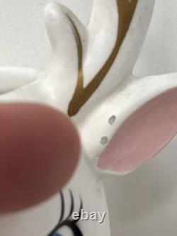Vtg 60s Napco Christmas Rudolph Reindeer Head Vase Planter White QX-5477 Vtg 60s Napco Christmas Rudolph Reindeer Head Vase Planter White QX-5477