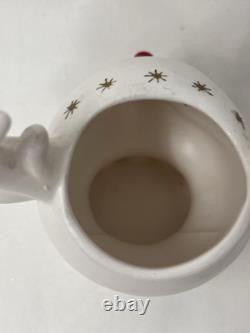 Vtg 60s Napco Christmas Rudolph Reindeer Head Vase Planter White QX-5477 Vtg 60s Napco Christmas Rudolph Reindeer Head Vase Planter White QX-5477