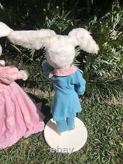 Vtg Boy Girl Easter Rabbit Bunny Animated Commercial Motionettes Like 1960s