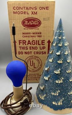Vtg Christmas 1952 ECONOLITE MERRIE MERRIE CHRISTMAS TREE ROTO-VUE MOTION LAMP Vtg Christmas 1952 ECONOLITE MERRIE MERRIE CHRISTMAS TREE ROTO-VUE MOTION LAMP