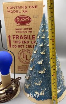 Vtg Christmas 1952 ECONOLITE MERRIE MERRIE CHRISTMAS TREE ROTO-VUE MOTION LAMP Vtg Christmas 1952 ECONOLITE MERRIE MERRIE CHRISTMAS TREE ROTO-VUE MOTION LAMP