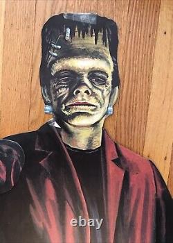 Vtg Eureka 55 Frankenstein Halloween Die Cut Universal USA MOST RARE? -read