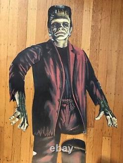 Vtg Eureka 55 Frankenstein Halloween Die Cut Universal USA MOST RARE? -read