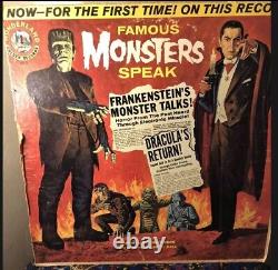 Vtg Eureka 55 Frankenstein Halloween Die Cut Universal USA MOST RARE? -read