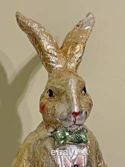 Vtg Gantz Foil Wrapped Faux Chocolate Easter Bunnies Rabbits- A Rare 21 Pair