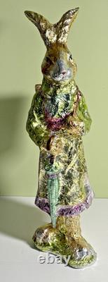 Vtg Gantz Foil Wrapped Faux Chocolate Easter Bunnies Rabbits- A Rare 21 Pair