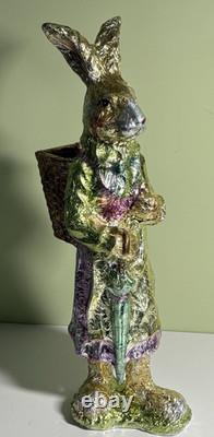 Vtg Gantz Foil Wrapped Faux Chocolate Easter Bunnies Rabbits- A Rare 21 Pair