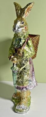 Vtg Gantz Foil Wrapped Faux Chocolate Easter Bunnies Rabbits- A Rare 21 Pair