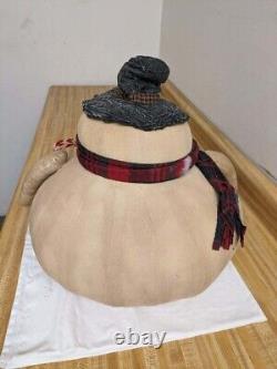 Vtg. Gathered Traditions Gallerie II Joe Spencer large snowman, Chester