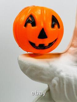 Vtg General Foam Universal Blow Mold Halloween Ghost Pumpkin light UNTESTED