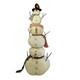 Vtg Honey And Me Stacked Snowman Tower Very Tall 24 Cloth Rare 2005 Figure