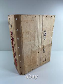 Vtg Halloween RARE full Barr Packing Grape advertising crate WOW