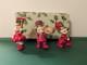 Vtg Lefton Japanese Christmas Marching Band Holly Kids