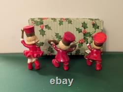 Vtg Lefton Japanese Christmas Marching Band Holly Kids Vtg Lefton Japanese Christmas Marching Band Holly Kids