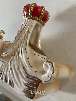 Vtg Mardi Gras Rex Kings Float Porcelain By Philip Walmsley