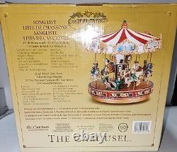 Vtg Mr Christmas Gold Label'THE CAROUSEL' 2003 -Works- with BOX! EUC
