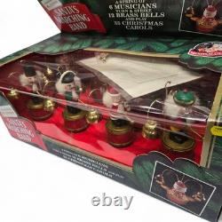 Vtg Mr Christmas Santa's Marching Band 6 Nutcrackers Play Bell Carols Working