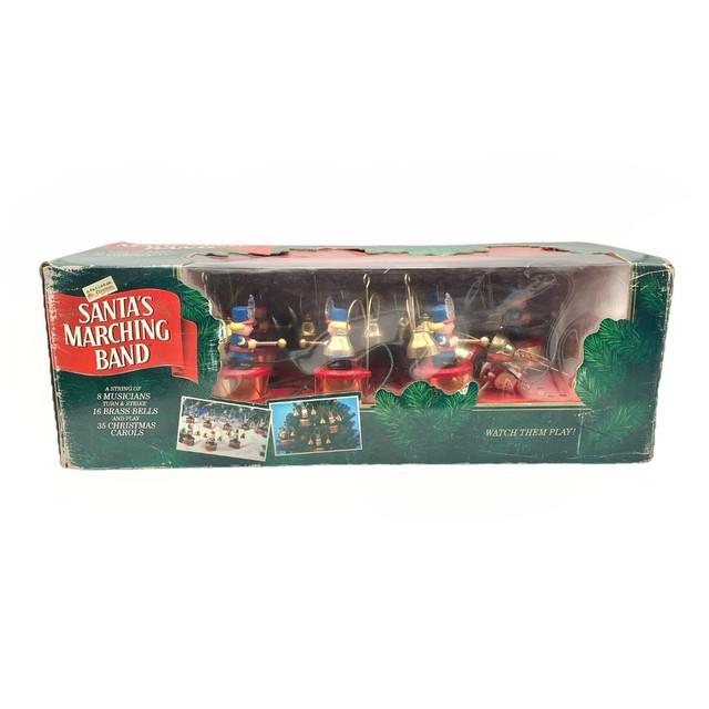 Vtg Mr. Christmas Santa's Marching Band Musical Bells 35 Carols 1992 See Vid