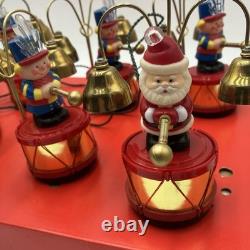Vtg Mr. Christmas Santa's Marching Band Musical Bells 35 Carols 1992 SEE VID Vtg Mr. Christmas Santa's Marching Band Musical Bells 35 Carols 1992 SEE VID