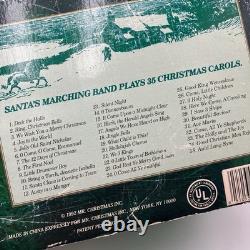 Vtg Mr. Christmas Santa's Marching Band Musical Bells 35 Carols 1992 SEE VID Vtg Mr. Christmas Santa's Marching Band Musical Bells 35 Carols 1992 SEE VID