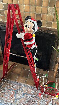 Vtg Mr. Christmas Stepping Mickey Mouse 1995 Mickey UNLIMITED Read Descrip Rare