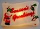 Vtg Santa Seasons Greetings Empire 1976 Blow Mold 17 Christmas Holiday Lighted