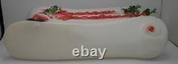 Vtg Santa Seasons Greetings Empire 1976 Blow Mold 17 Christmas Holiday Lighted