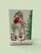 Vtg Ucagco 1950's Girl Decorating Christmas Tree Ceramic Vase Japan