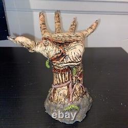 Vtg Zombie Chip N Dip Holder By Spencer's Halloween Party Decoration Scary