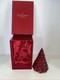 Waterford Ruby Red Crystal Christmas Tree Sculpture-#145996. In Box