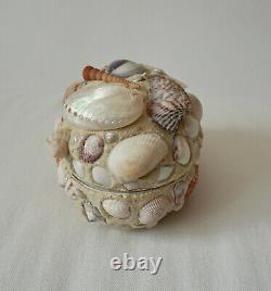 WENDY ADDISON Shell Art Egg Box Handmade Original 1996