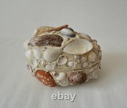 WENDY ADDISON Shell Art Egg Box Handmade Original 1996