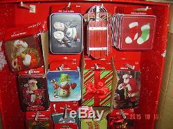 WHOLESALE Lot 192 PC Metal Gift CARD HOLDERS RESALE Christmas HOLIDAY CARDS Tins