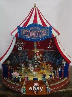 WORLD'S FAIR BIG TOP Gold Label MR CHRISTMAS ANIMATED MUSICAL CIRCUS TENT WORKS
