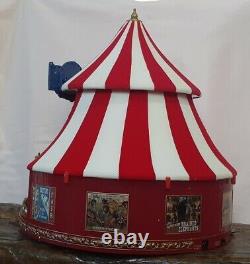 WORLD'S FAIR BIG TOP Gold Label MR CHRISTMAS ANIMATED MUSICAL CIRCUS TENT WORKS