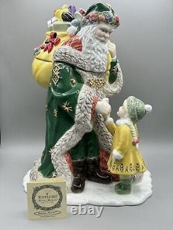 Waterford Holiday Heirlooms Cookies Jar 14 Letter To Santa Large Christmas BOX