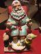 Waterford Holiday Heirlooms Tea Time For Santa Cookie Jar Third Edition