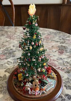 Westrim Beaded Mini Christmas Tree Beautiful Decorated With A Lots Of Ornaments